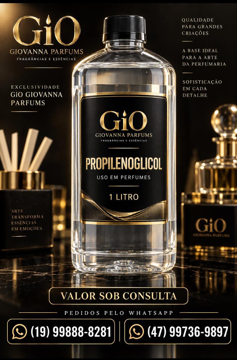 Propilenoglicol para perfumes, 1 litro, da Gio Giovanna Parfums